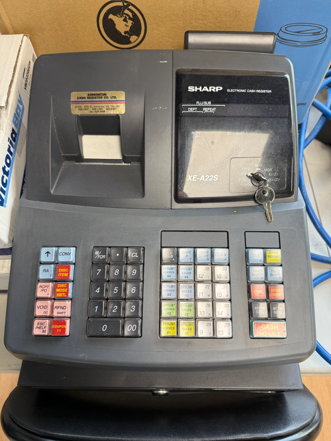 Sharp XE-A22S Electronic Cash Register