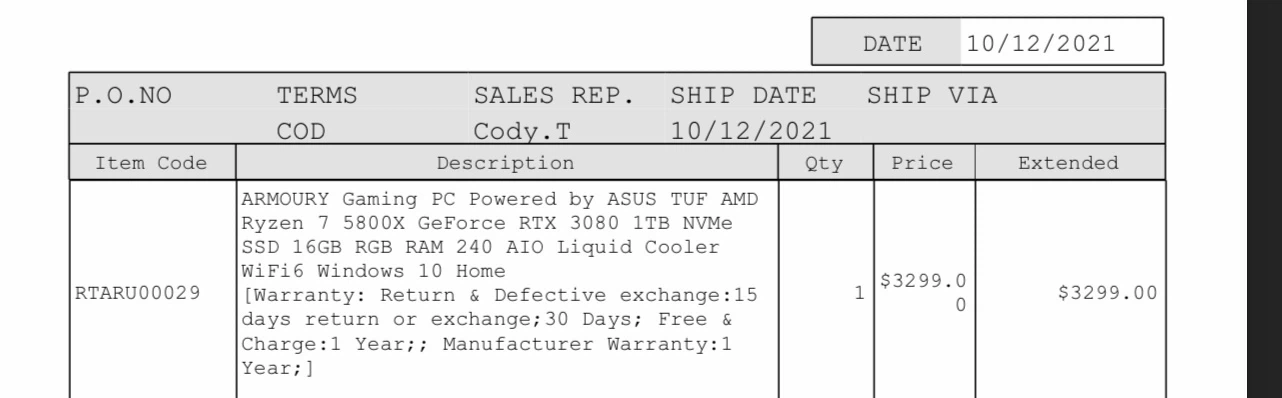 ASUS TUF Gaming PC | Ryzen 7 5800X | RTX 3080 | 32GB RAM - photo 4