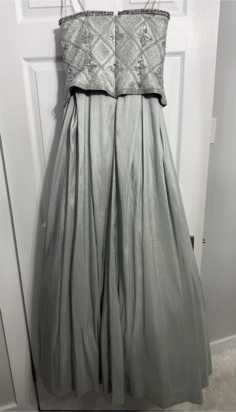 Jasz Couture Sparkly Beaded Strapless Gown - photo 3