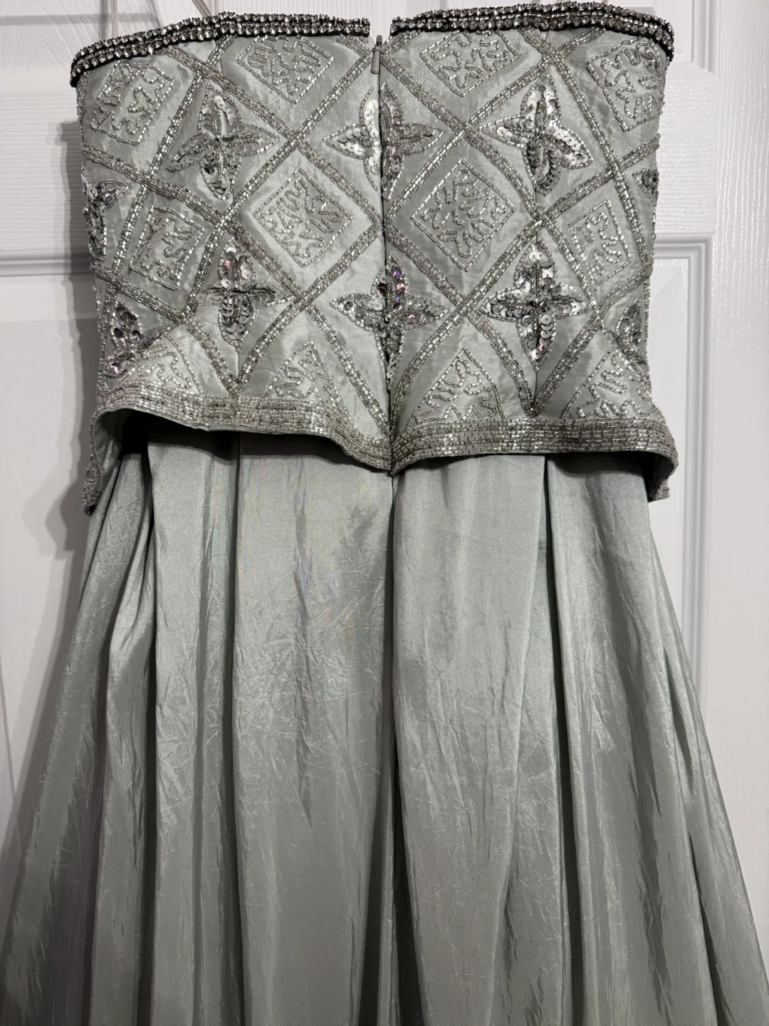 Jasz Couture Sparkly Beaded Strapless Gown - photo 5