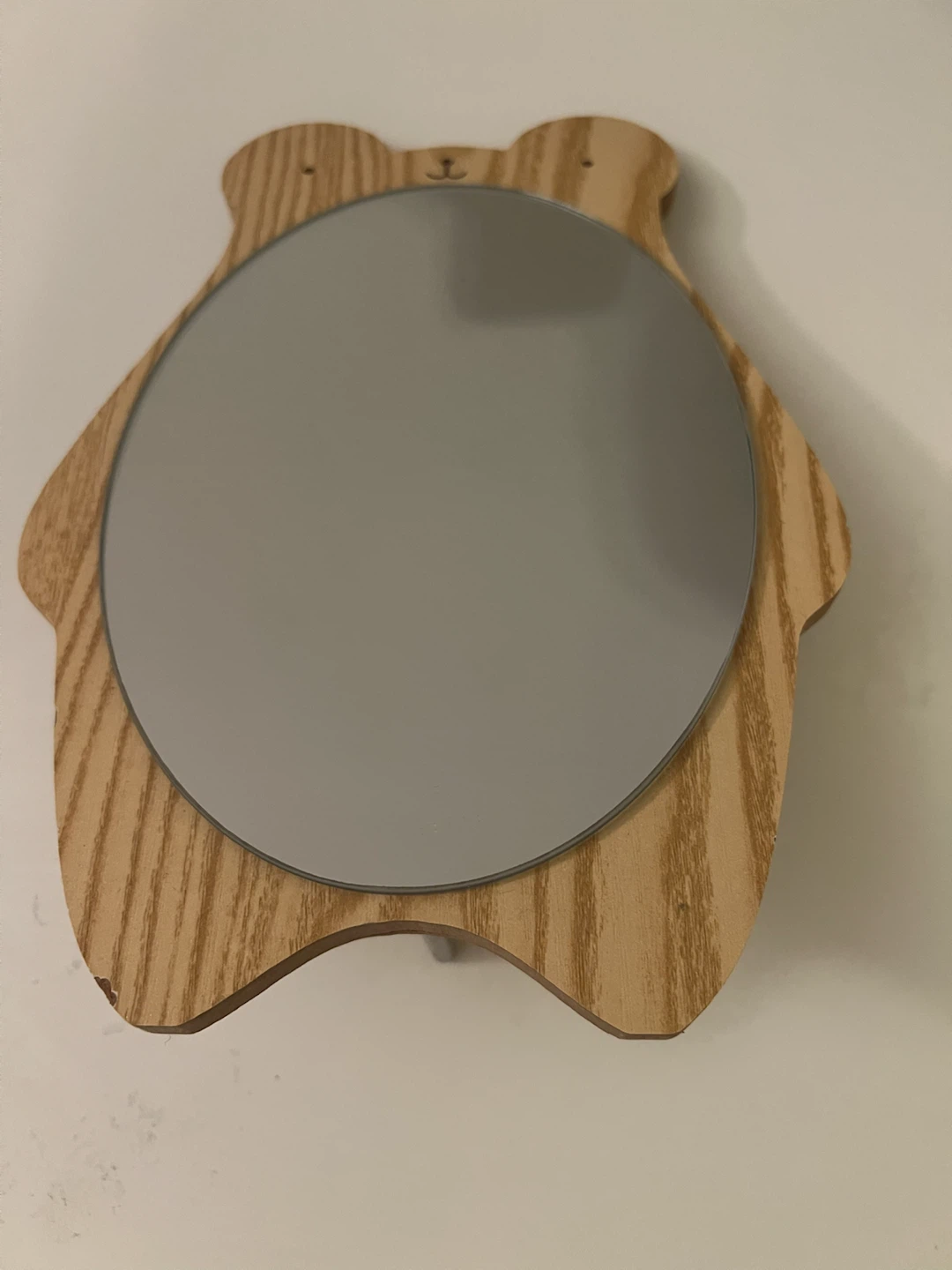Wooden Bear Shaped Mirror
