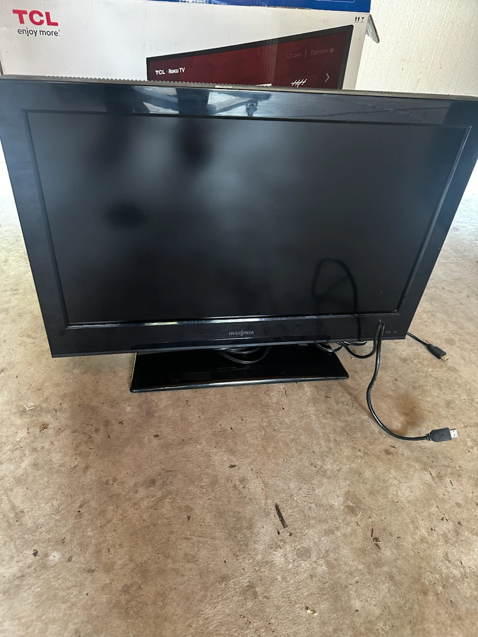 Insignia Black Flat Screen TV