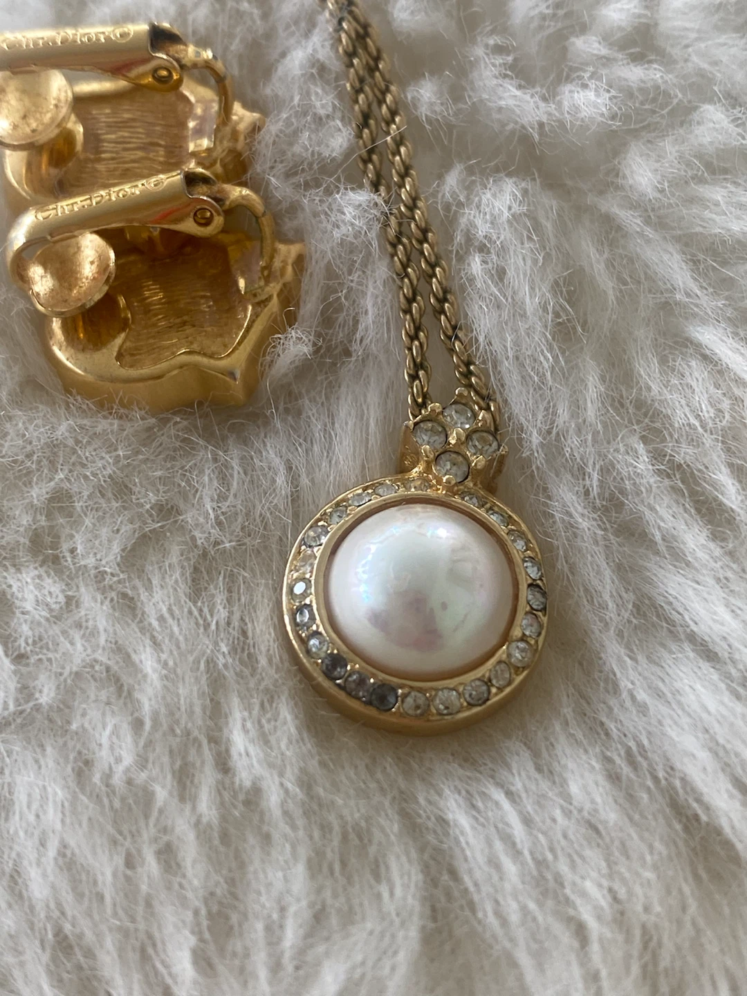 Christian Dior Necklace and Earrings Set - photo 3