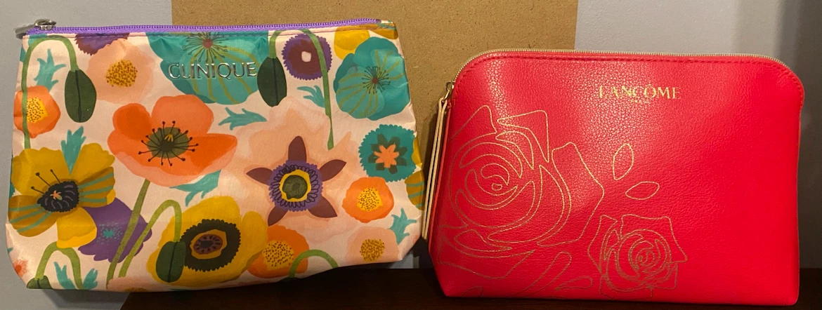 Clinique & Lancome Makeup Bags