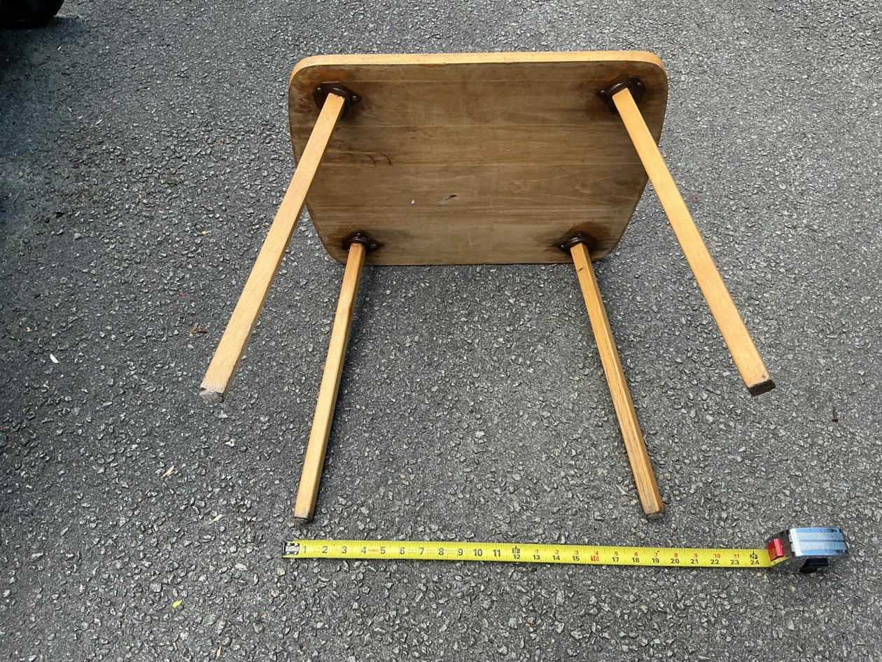 Small Wooden Side Table - photo 5