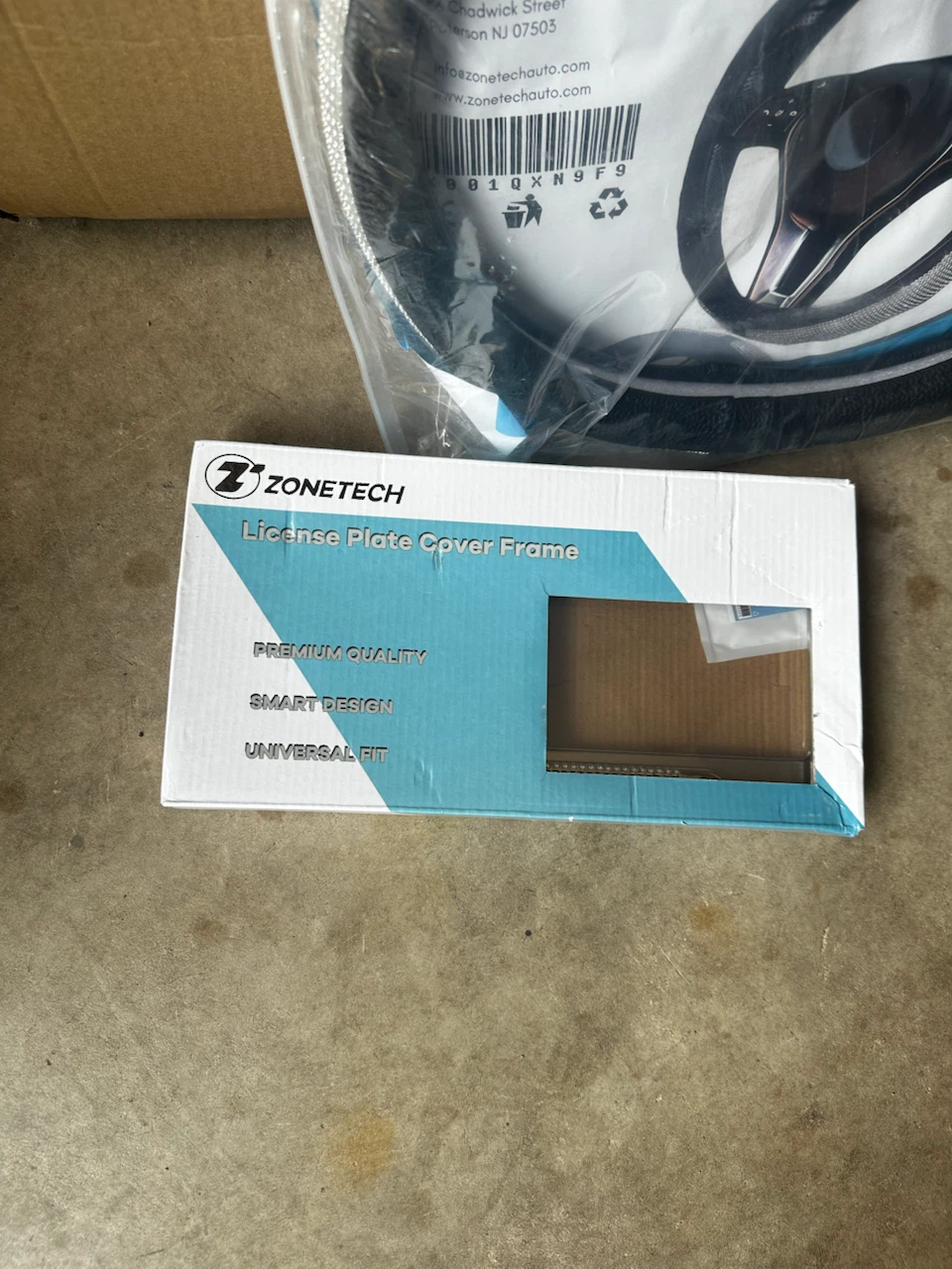 ZoneTech License Plate Cover Frame