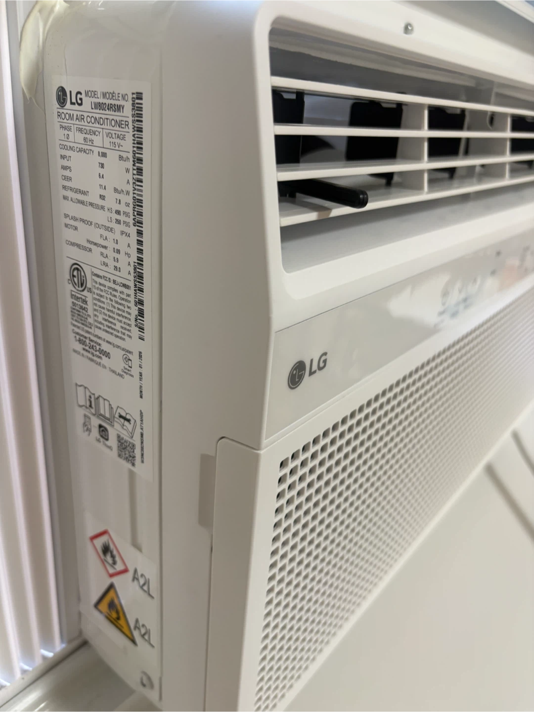 LG Window Unit AC 8000 btu - photo 4