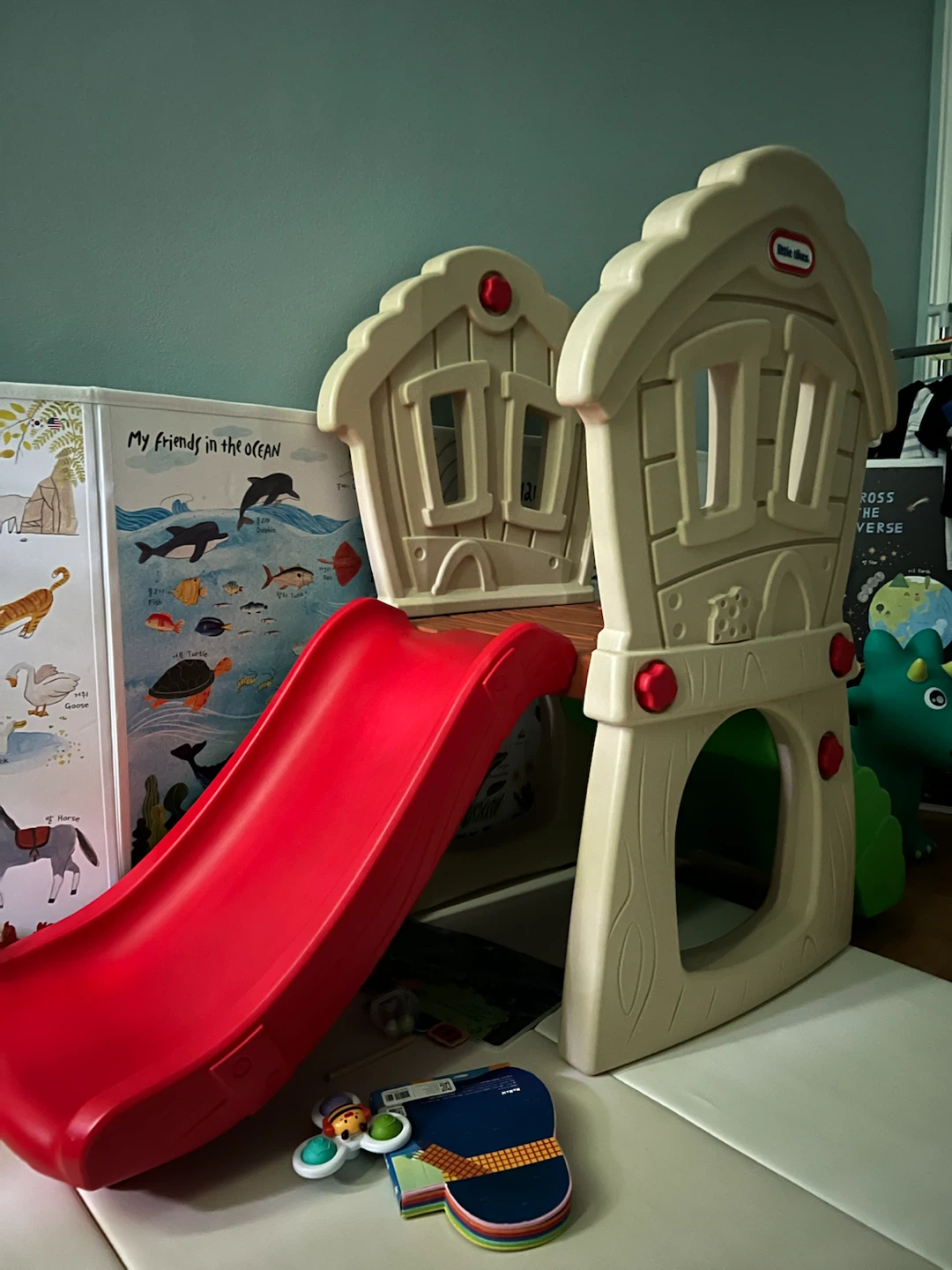 Little Tikes Hide & Seek Climber Red Slide