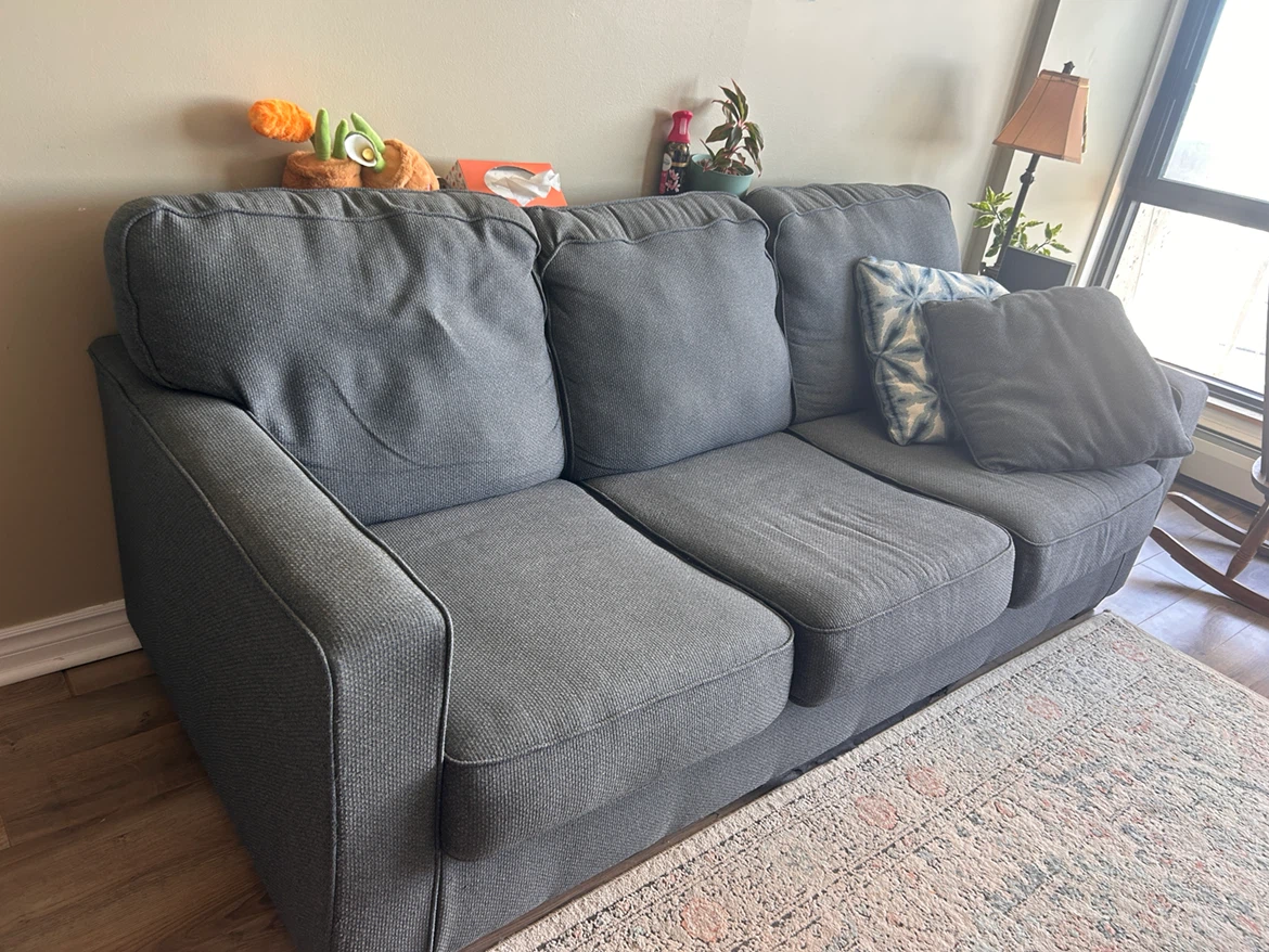 Grey Fabric Sofa
