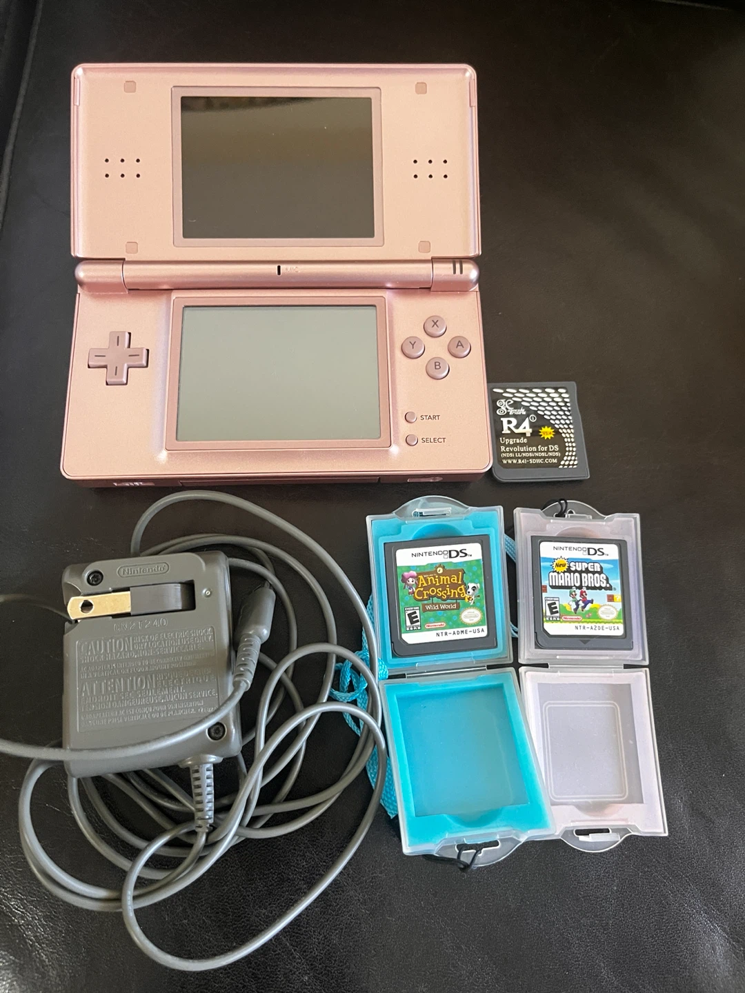 Nintendo DS Lite - Pink (Includes Games & Charger)