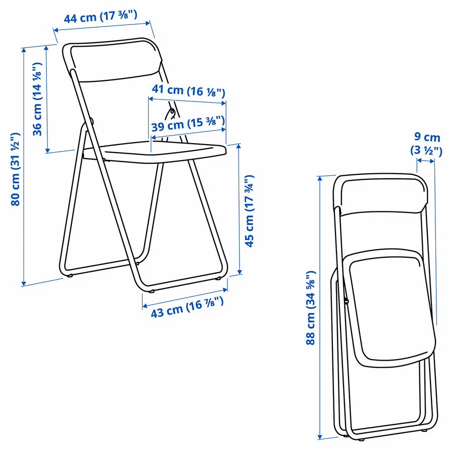 VIHALS Folding chair - photo 3