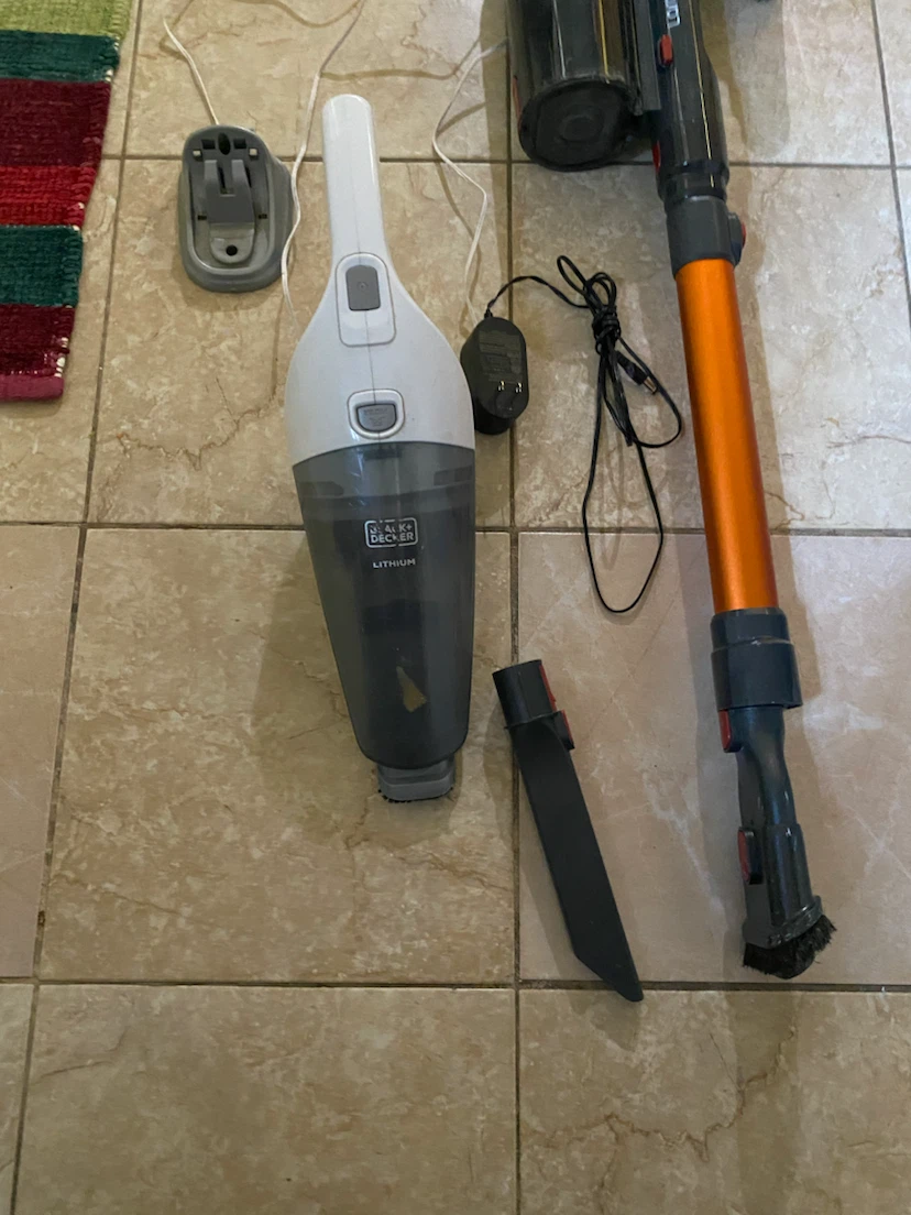 Black+Decker Lithium Hand Vacuum & Larosol Cordless Stick Vacuum - photo 4