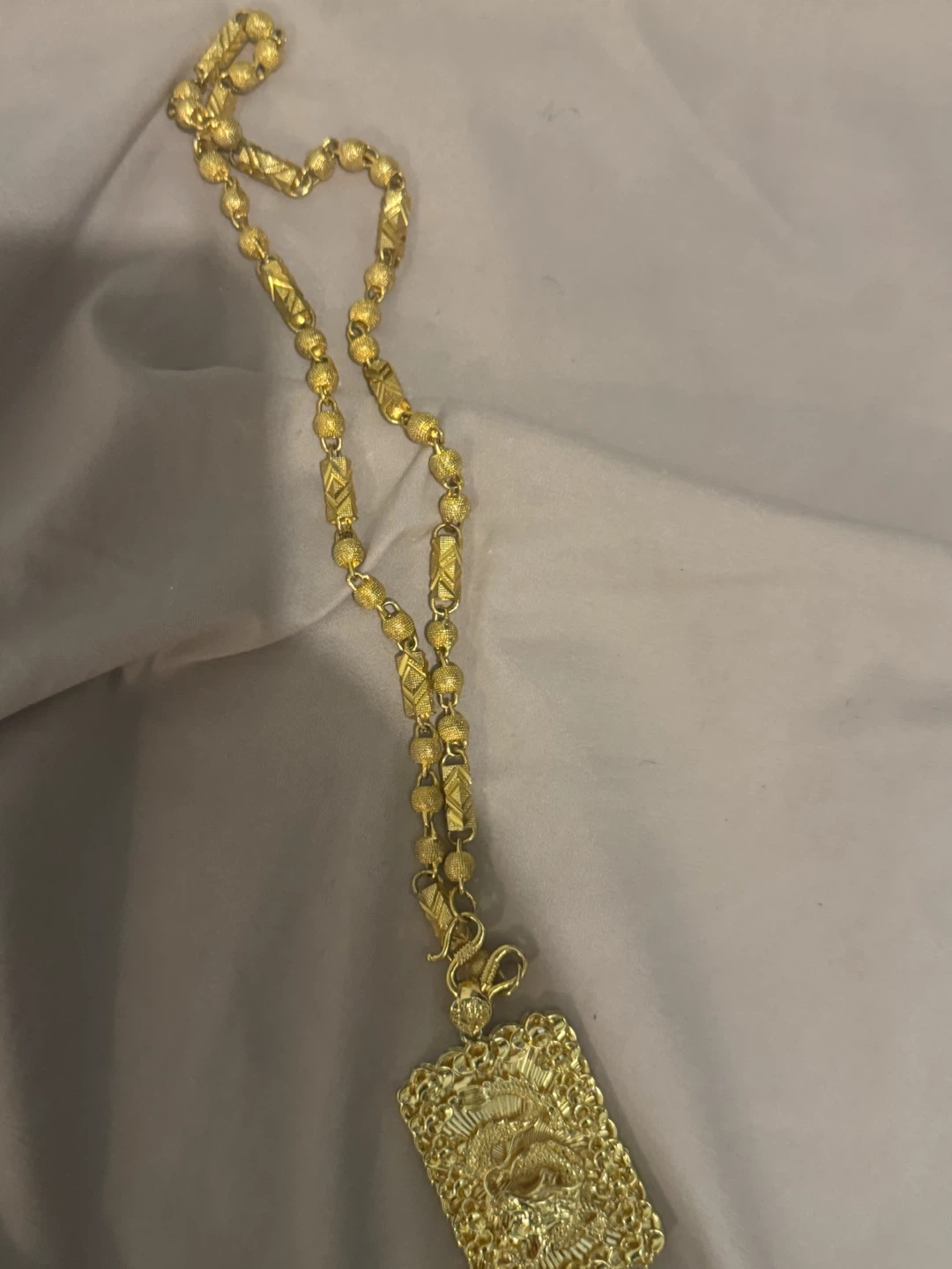 Gold Necklace with Pendant - photo 2