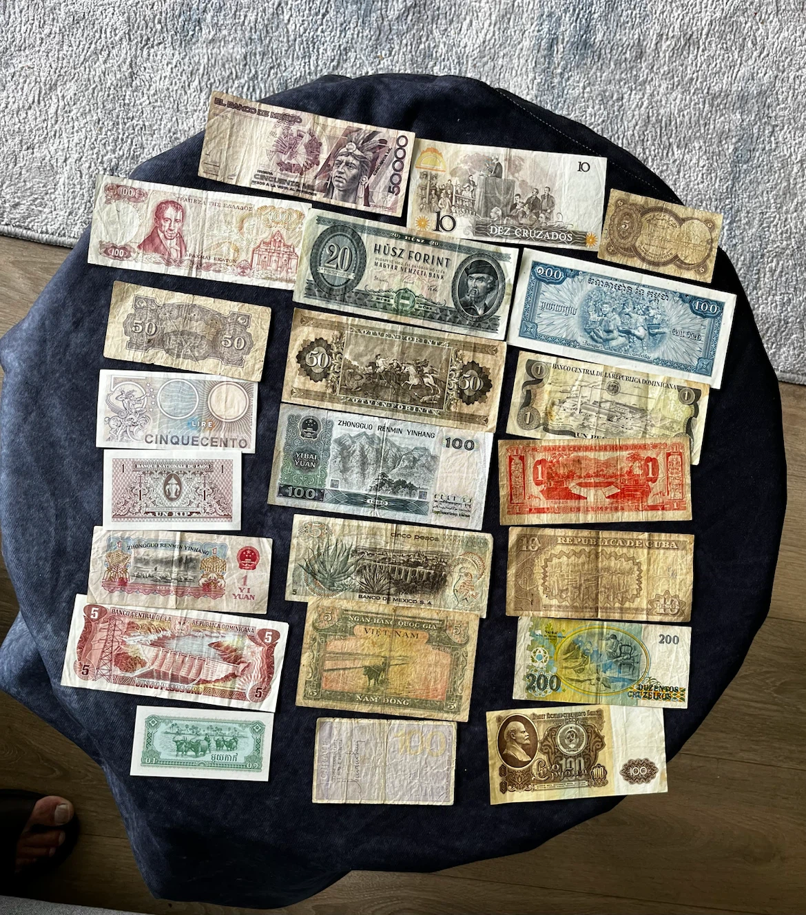 Collection of International Banknotes - photo 3