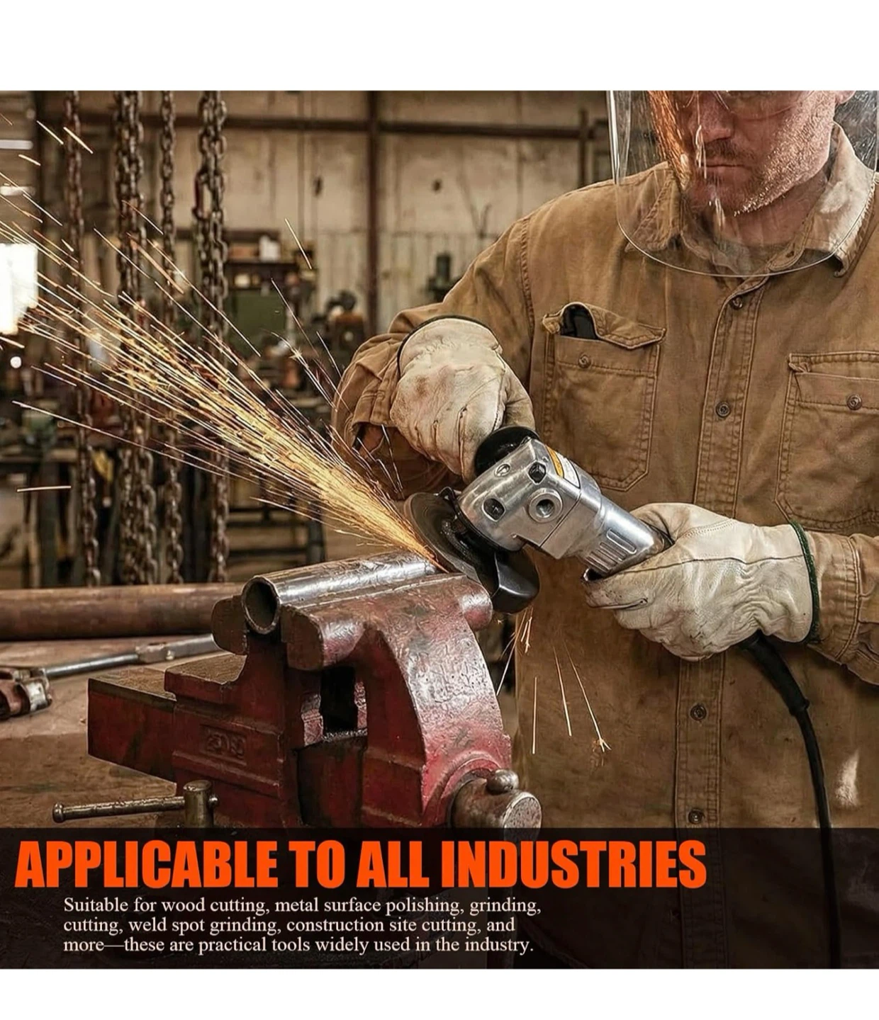 YUECOOM 4-Inch Angle Grinder - photo 2