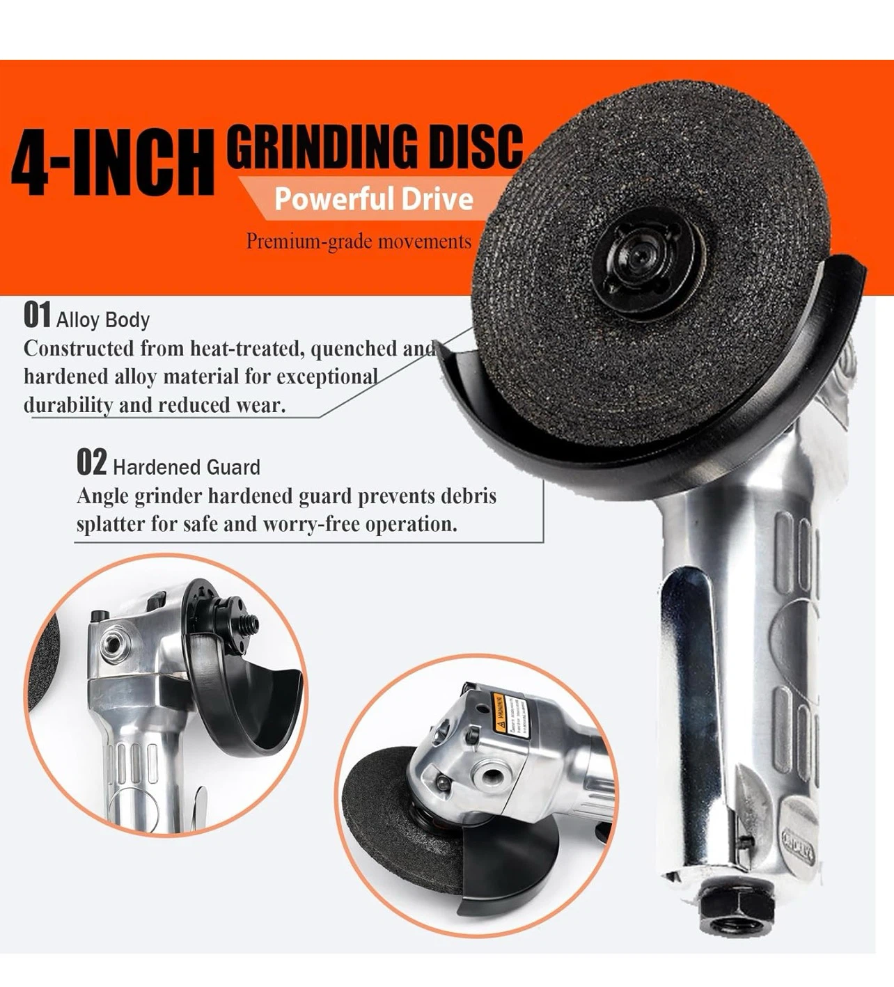 YUECOOM 4-Inch Angle Grinder - photo 3