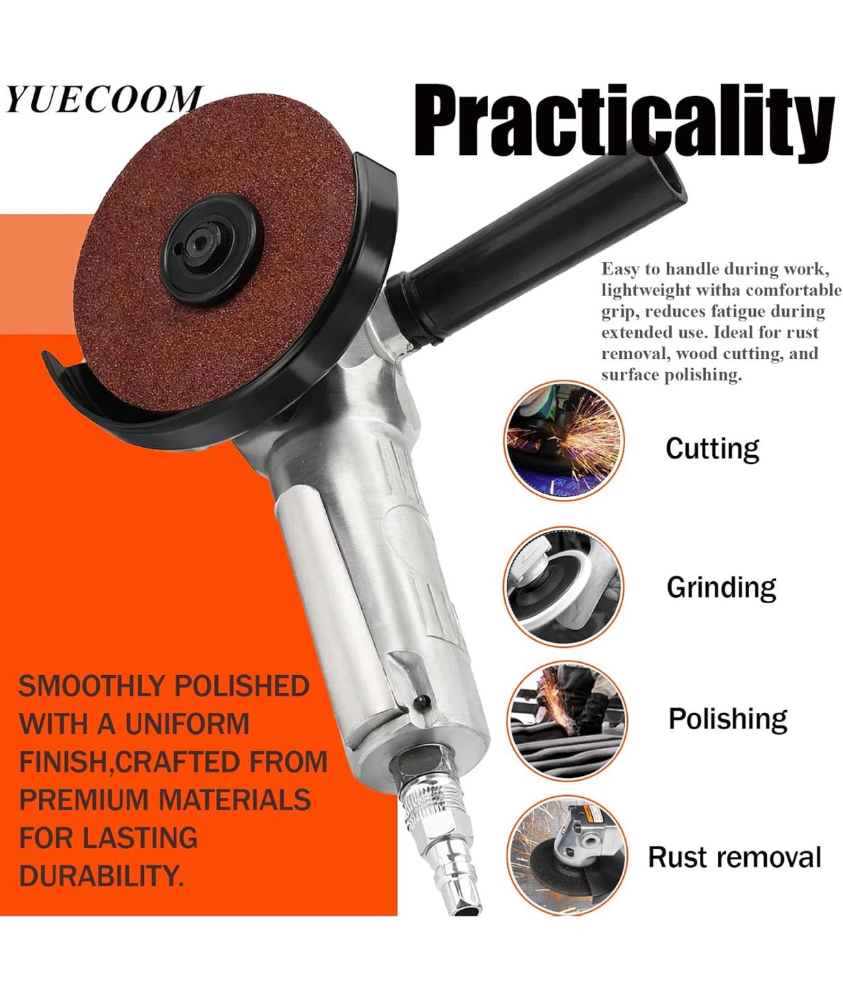 YUECOOM 4-Inch Angle Grinder - photo 5