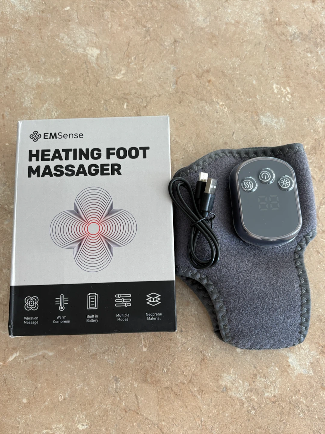 EMSense Heating Foot Massager - photo 3