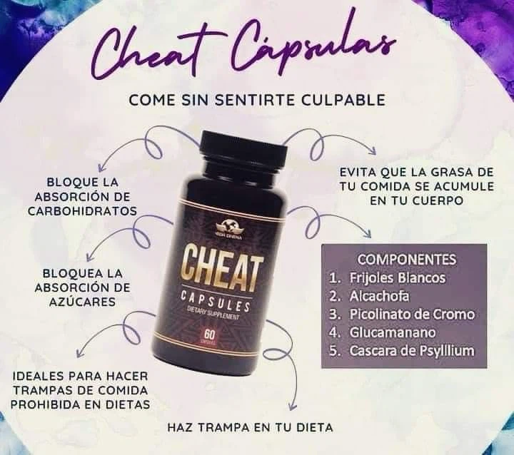 Cheat Capsules Dietary Supplement - 60 Count
