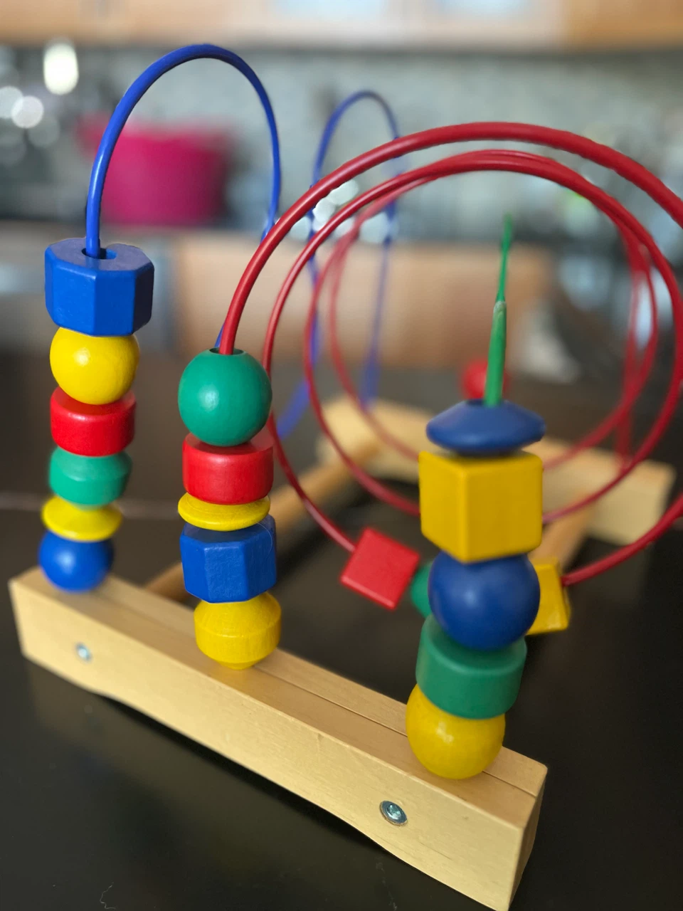 Wooden Bead Maze Toy - photo 2