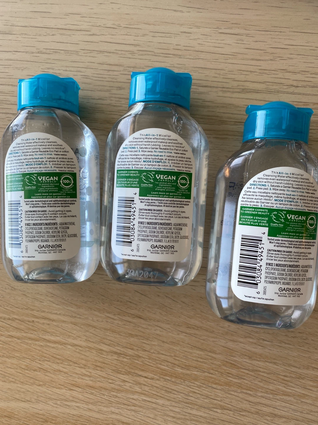 Garnier SkinActive Micellar Cleansing Water (3 x 100ml) - photo 2