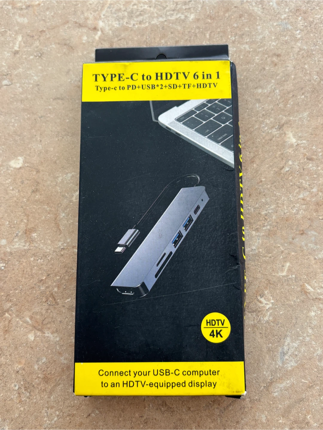 TYPE-C to HDTV 6-in-1 Hub Adapter - photo 2