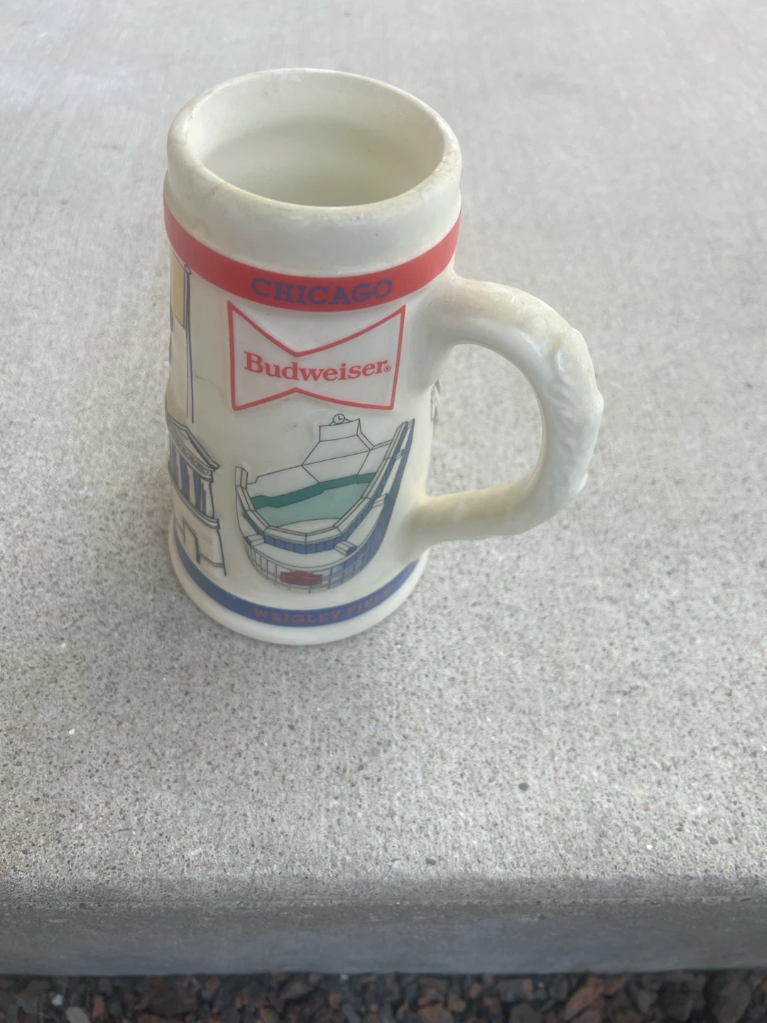 Vintage Wrigley Field, Budweiser mug - photo 3