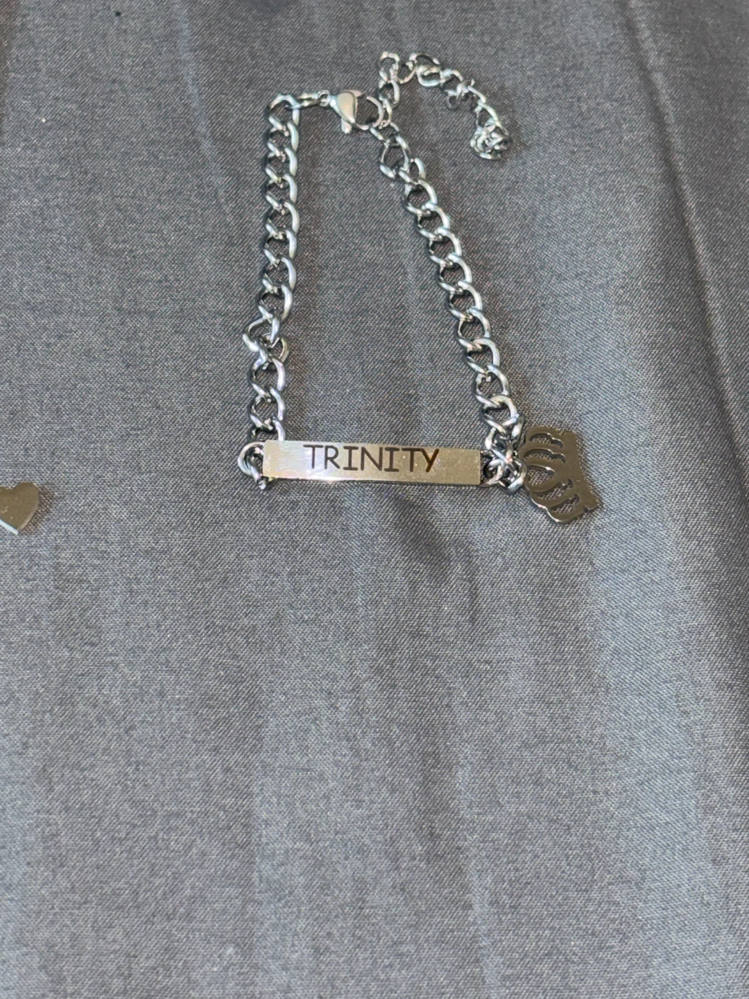 Trinity Name Necklace and Bracelet Set - photo 3