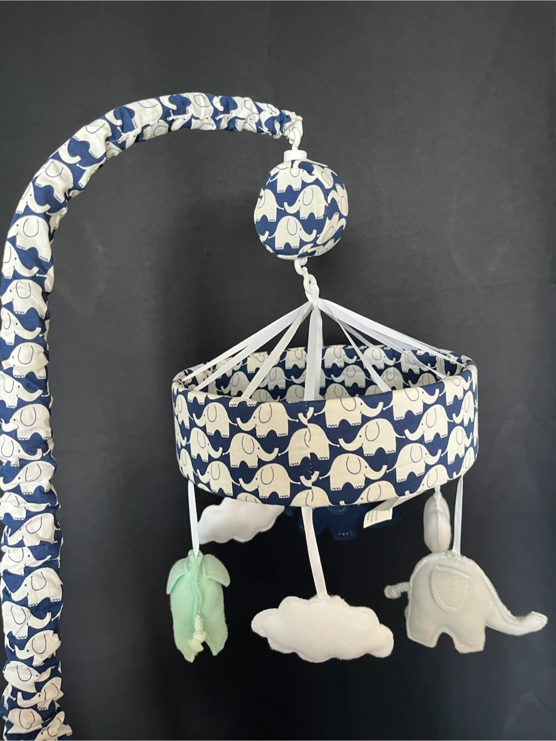 Baby Crib Mobile with Elephants