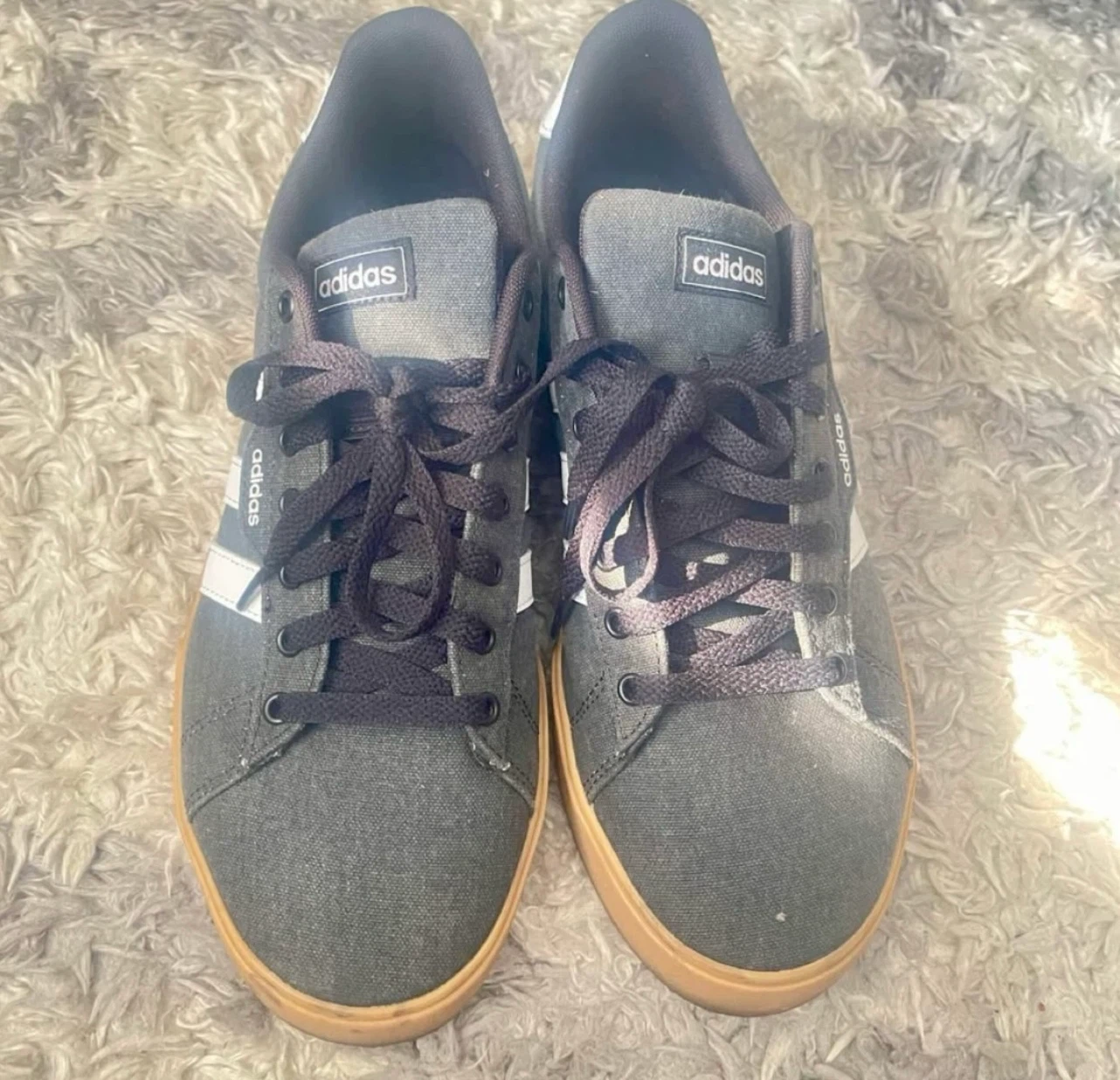 Men’s Adidas Grey Sneakers - Size 10