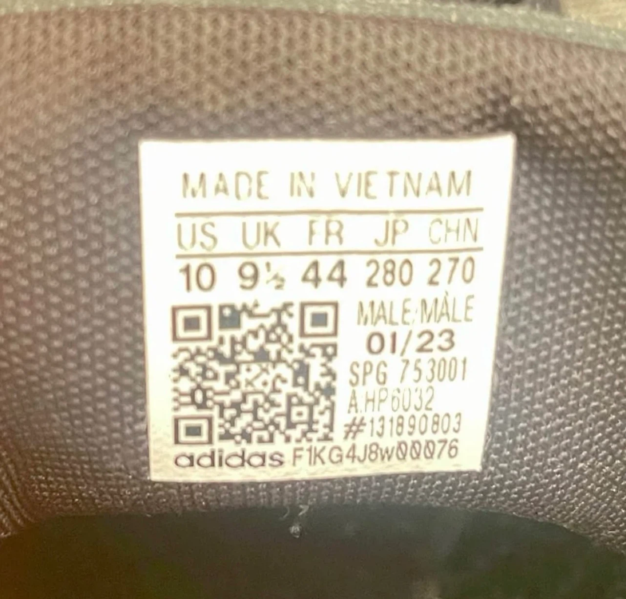 Men’s Adidas Grey Sneakers - Size 10 - photo 2