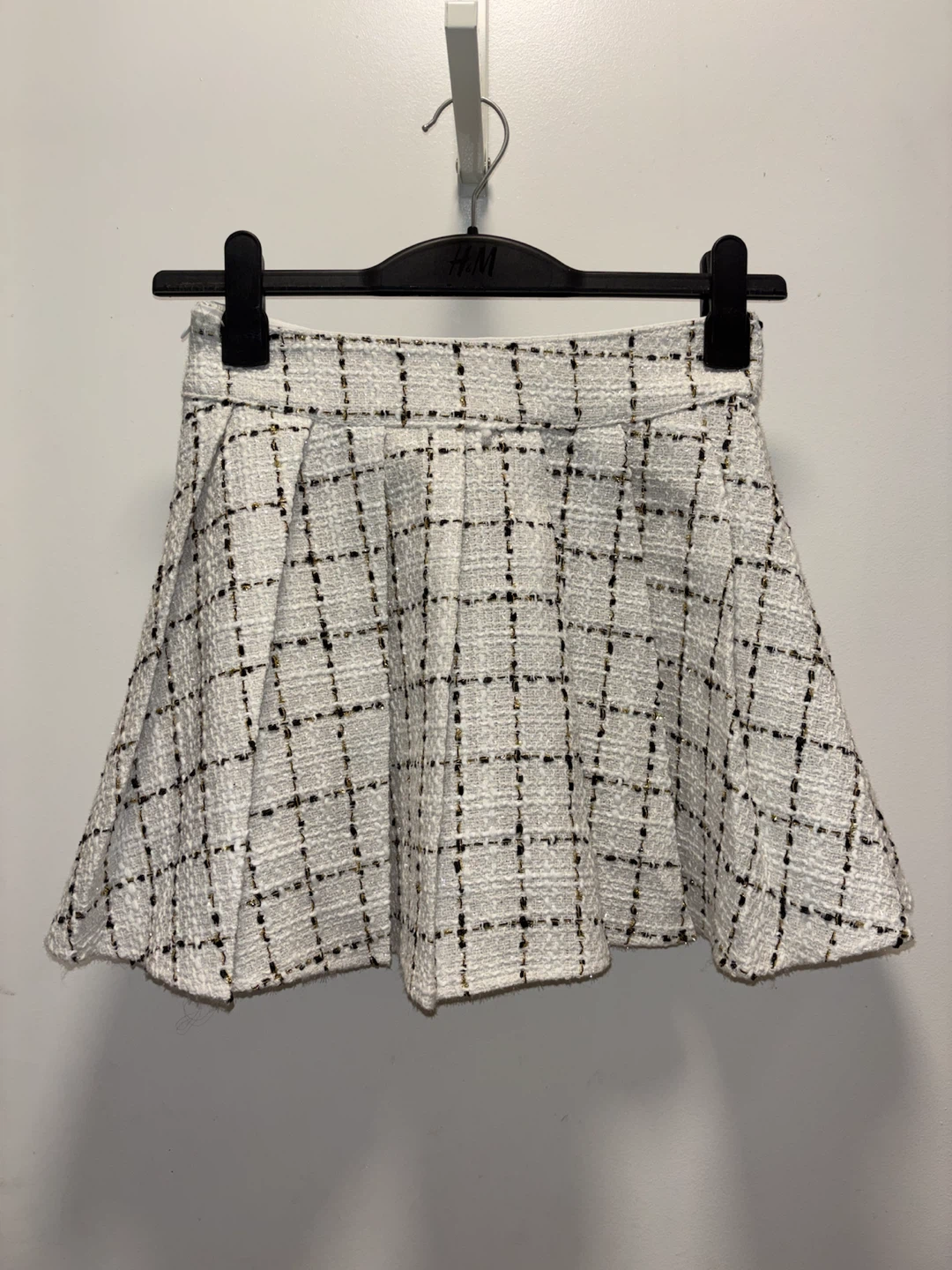 SHEIN Plaid Pleated Skirt
