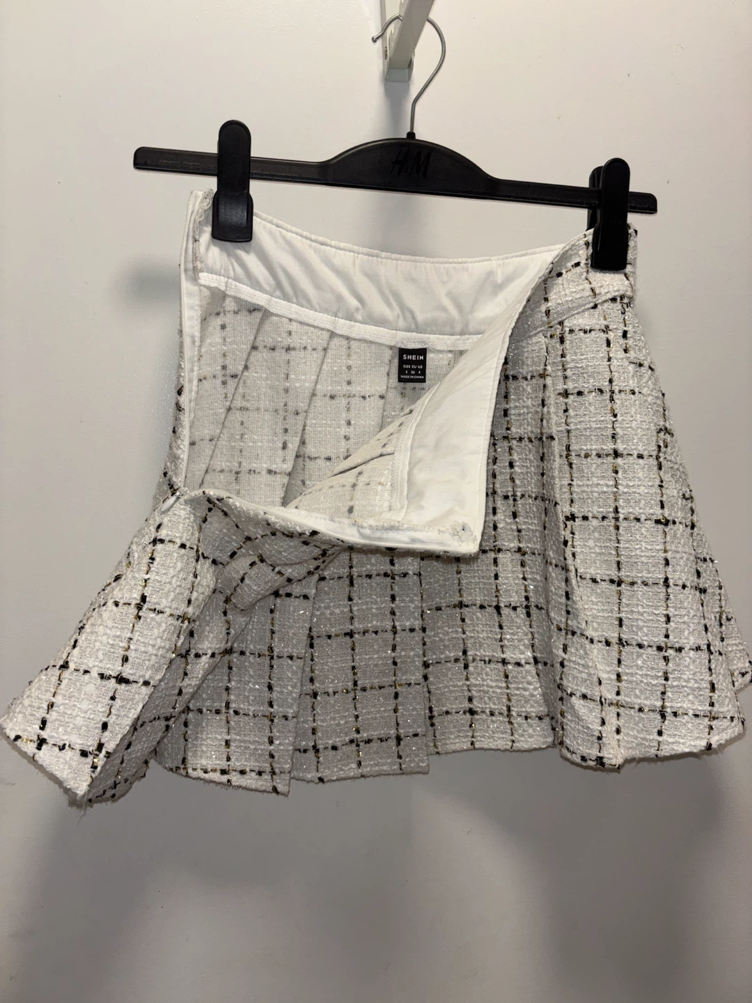 SHEIN Plaid Pleated Skirt - photo 4