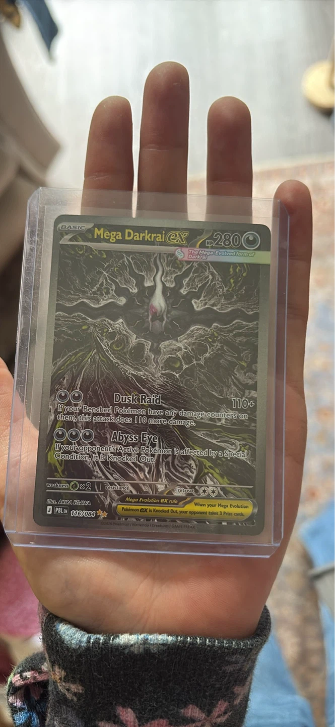 Pokemon TCG Mega Darkrai EX Card 116/084