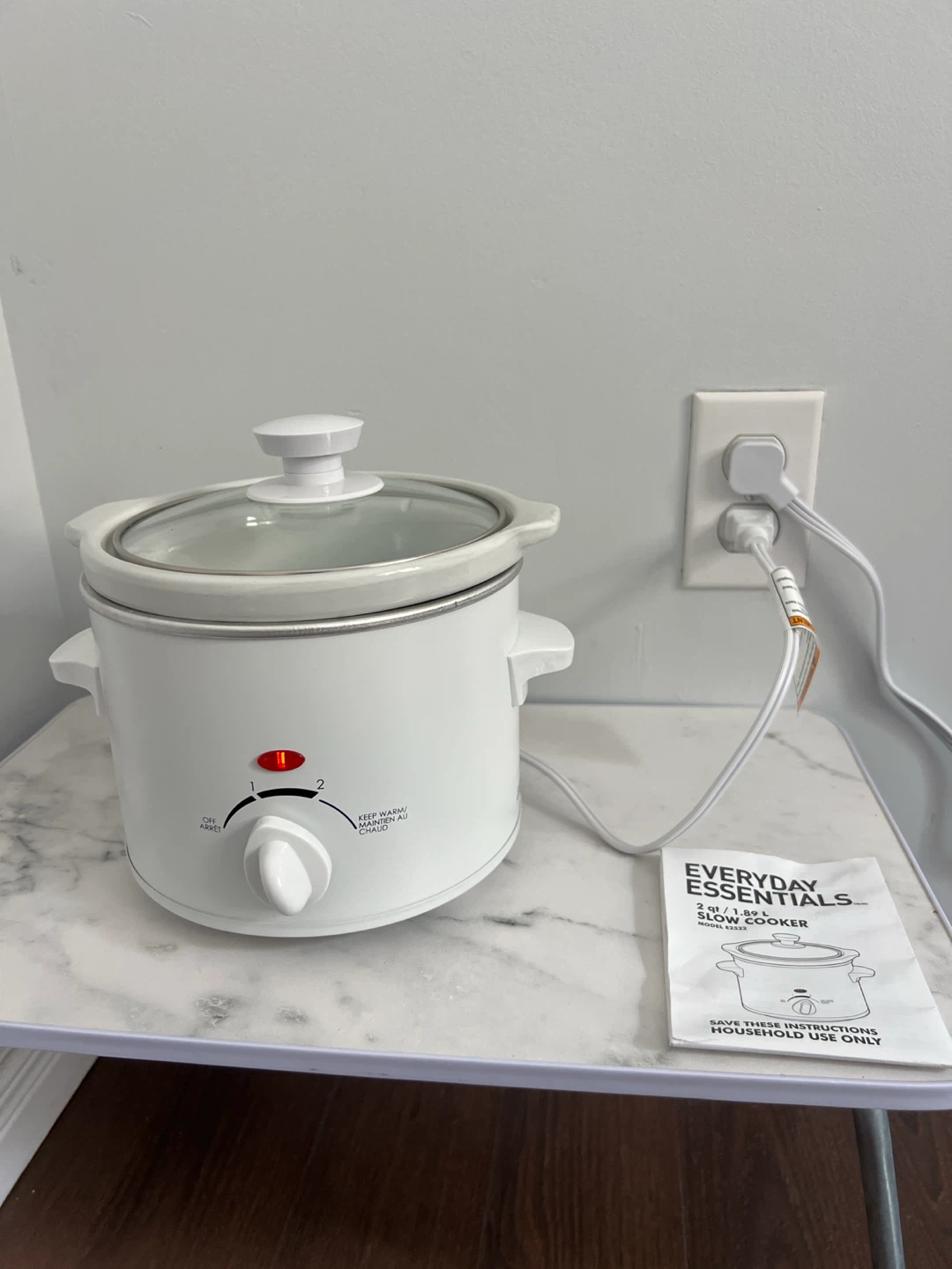 Everyday Essentials 2 qt Slow Cooker