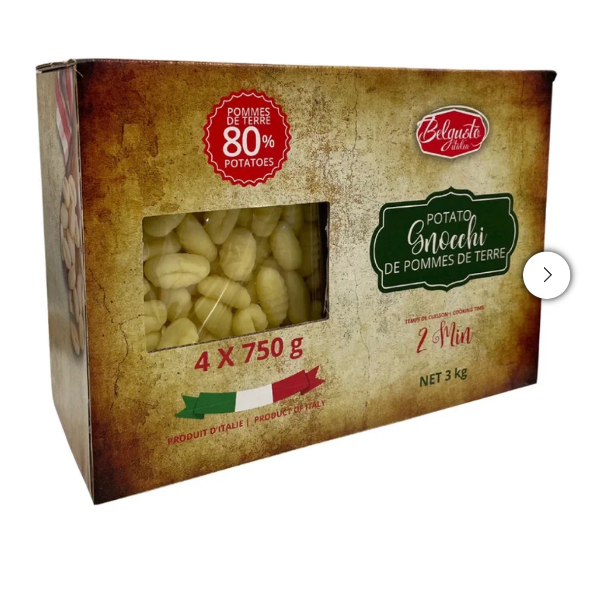 Belgusto Potato Gnocchi 3 pack - photo 2