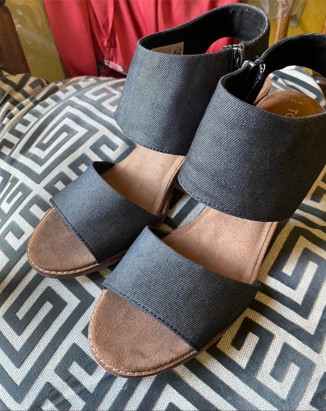 TOMS Women's Wedge Sandals Size W12