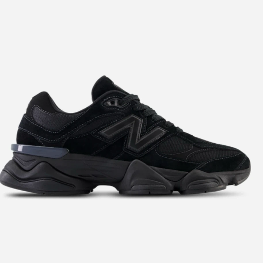 New Balance 9060 All Black Sneakers - photo 3