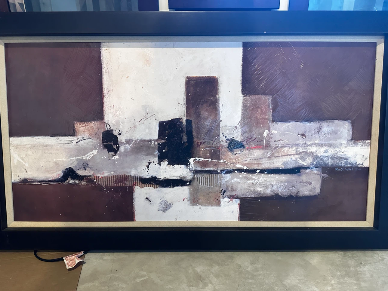 Framed Abstract Art Painting