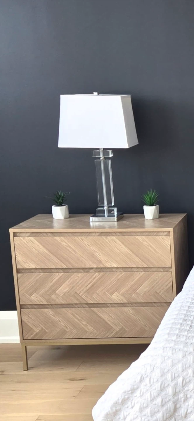 Wooden Dresser with Herringbone Pattern - photo 2