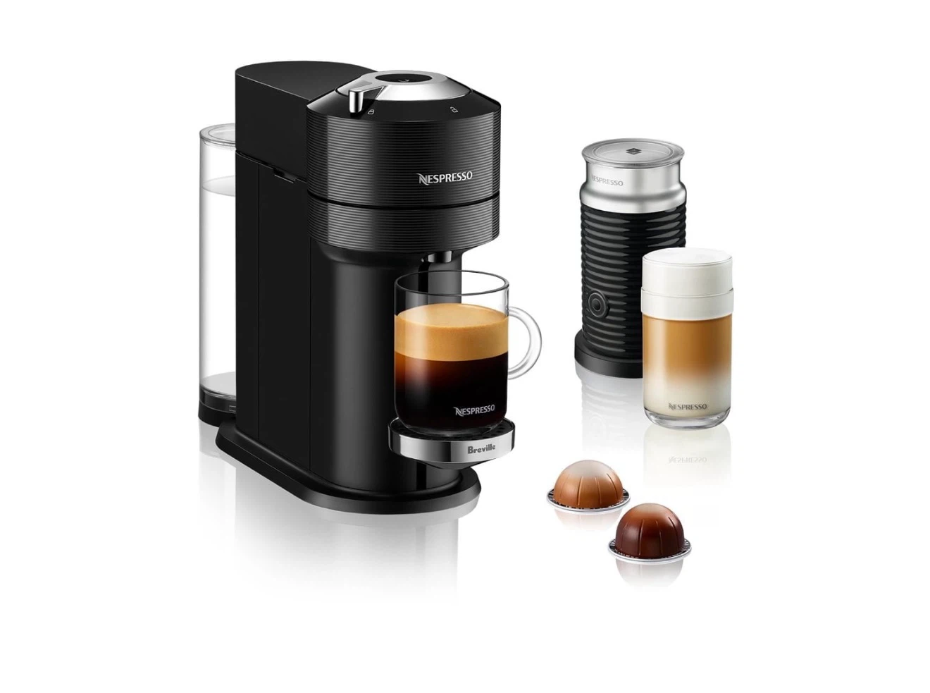 Coffee machine - Nespresso vertuo next premium with Aerocinno