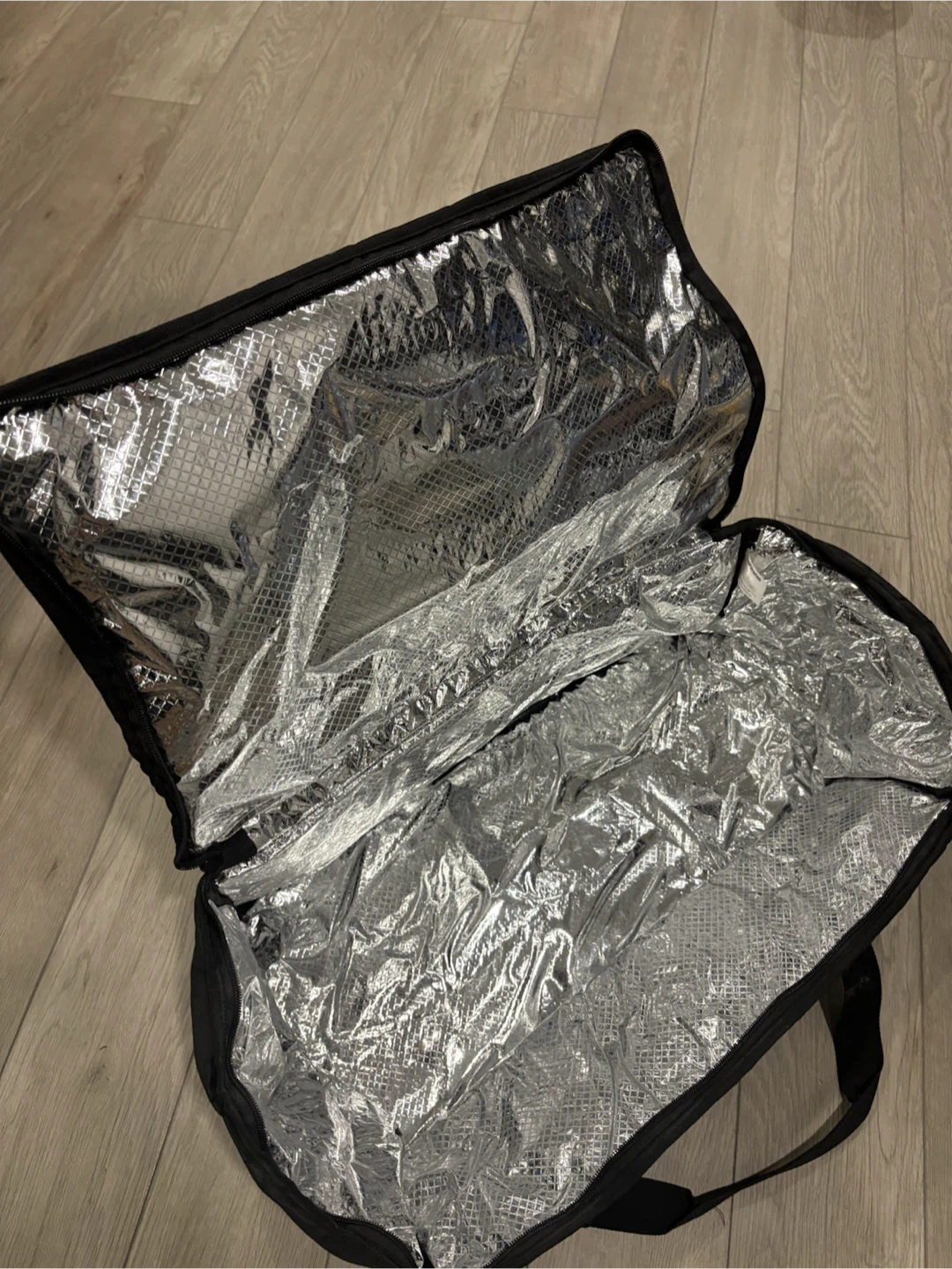 Black Insulated Cooler Bag with Handles