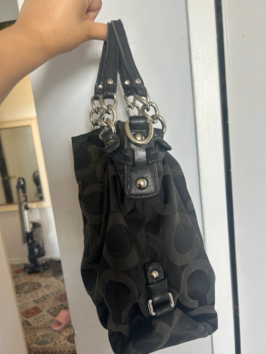 Coach Signature Pattern Shoulder Bag - photo 2