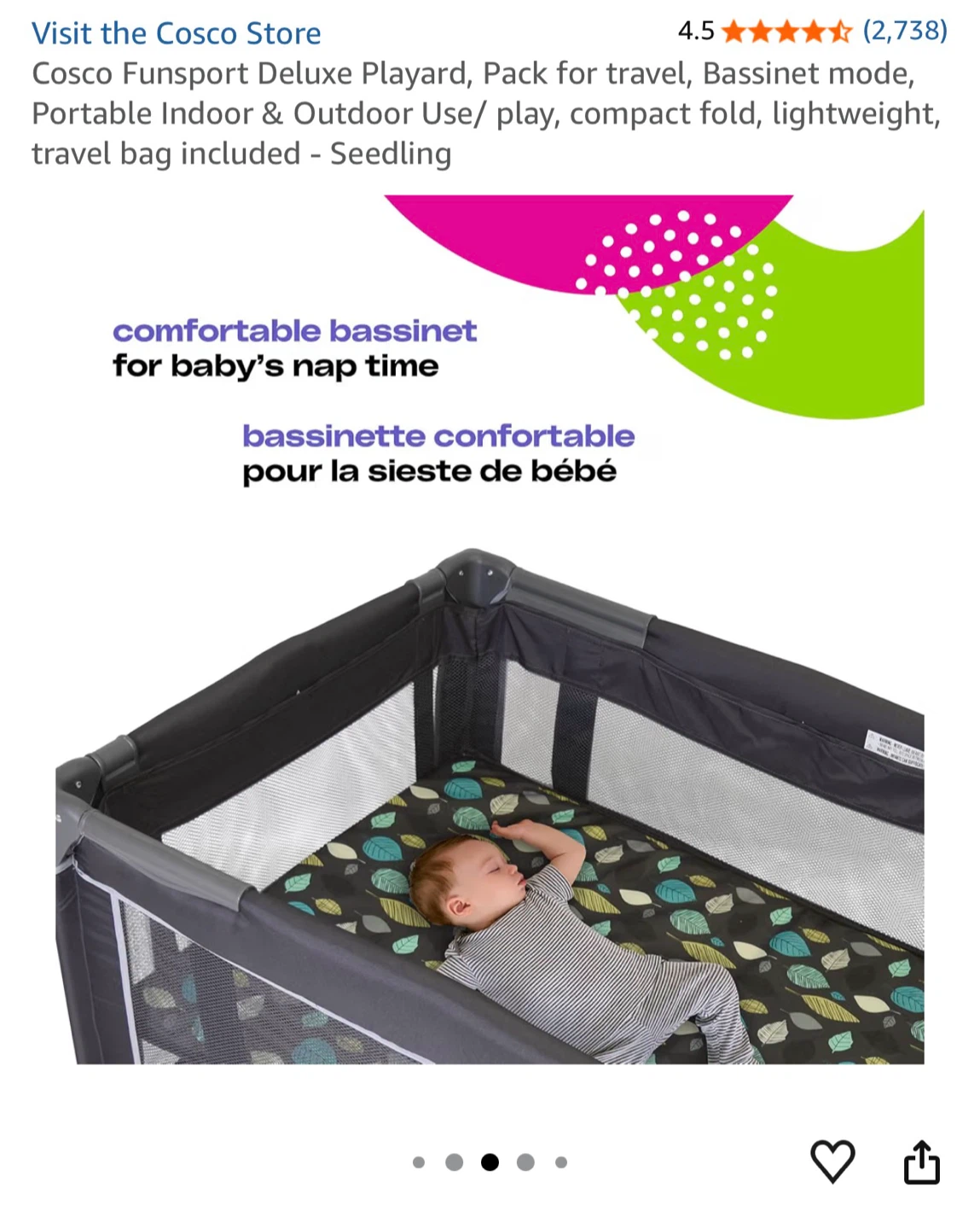 Cosco FunSport Deluxe Playard - Seedling - photo 2
