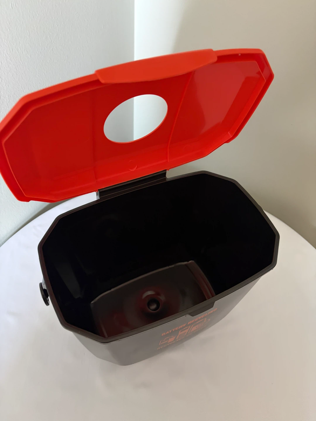 Battery Recycling Bin - Orange/Black - photo 3