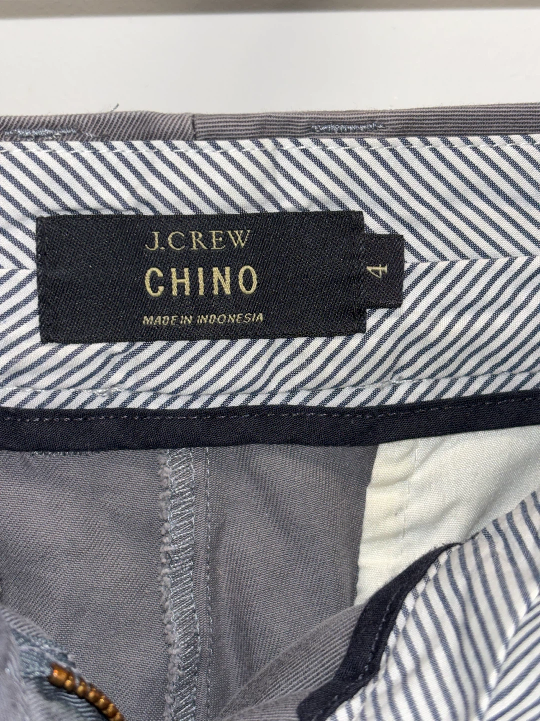 J. Crew Chino Shorts Size 4 Gray - photo 4
