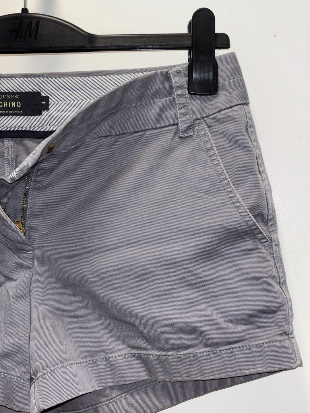 J. Crew Chino Shorts Size 4 Gray - photo 5