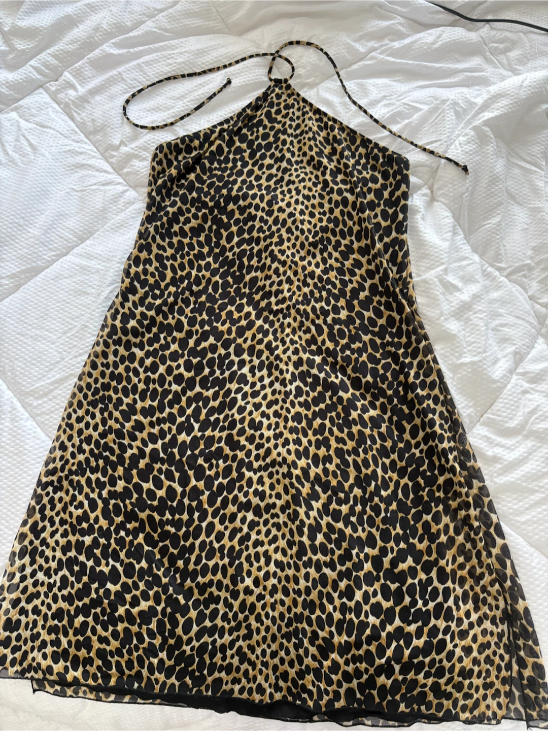Dolce & Gabbana Leopard Print Mini Dress