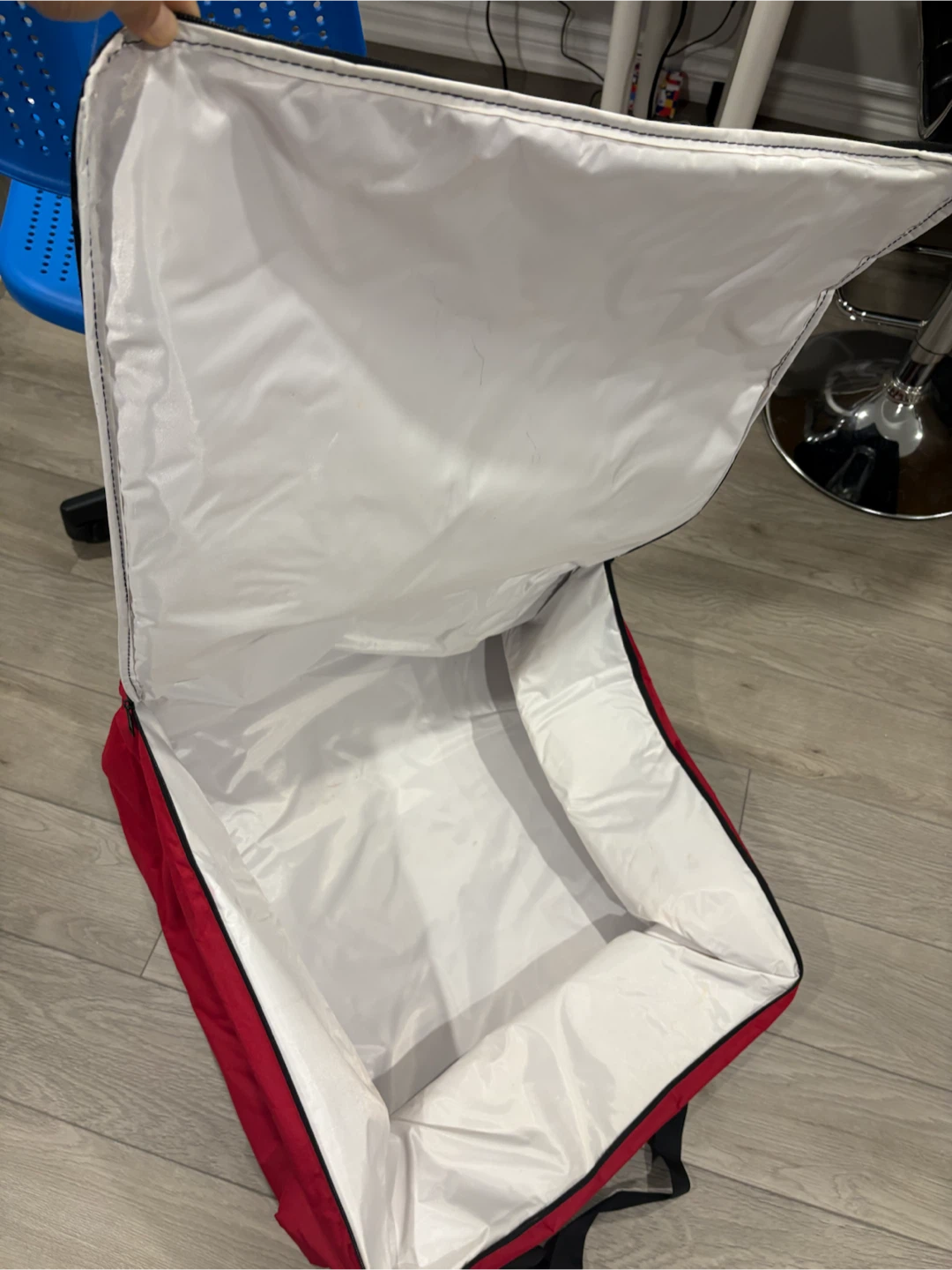 Red Insulated Food / Pizza Delivery Bag/ - photo 5