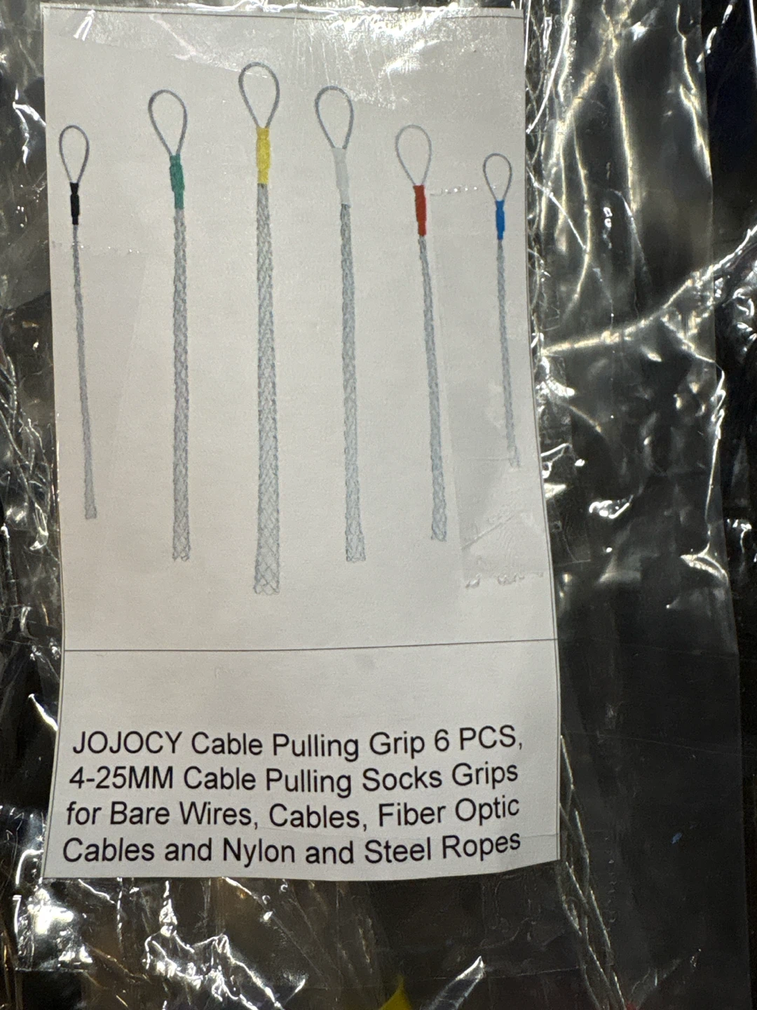 JOJOCY Cable Pulling Grip 6 PCS